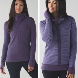 Lululemon ‘In A Cinch’ reversible  in Heathered Deep Zinfandel / Winter Orchid